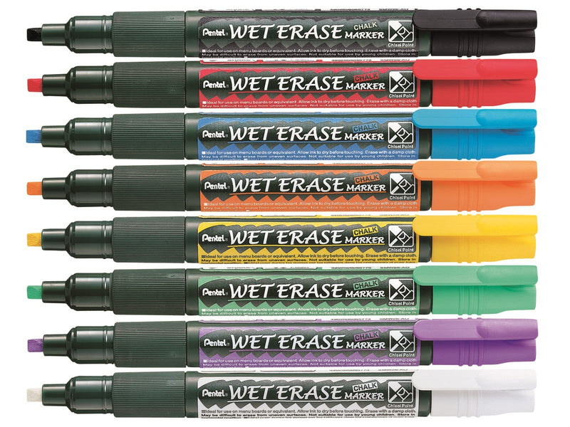 Pentel SMW26-B Wet Erase blackboard Red
