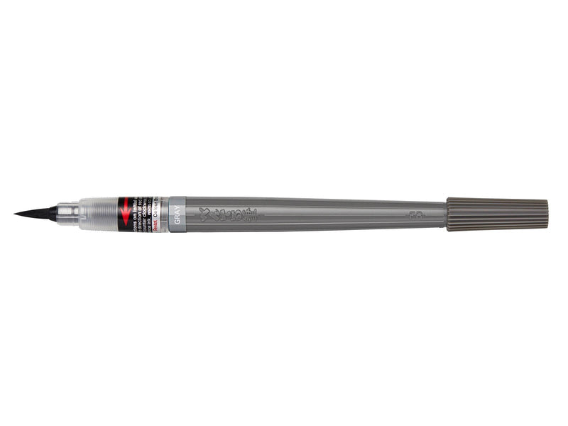 Pentel XGFP-137X Colour Brush Perm Grey