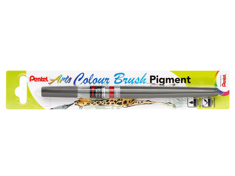 Pentel XGFP-137X Colour Brush Perm Grey