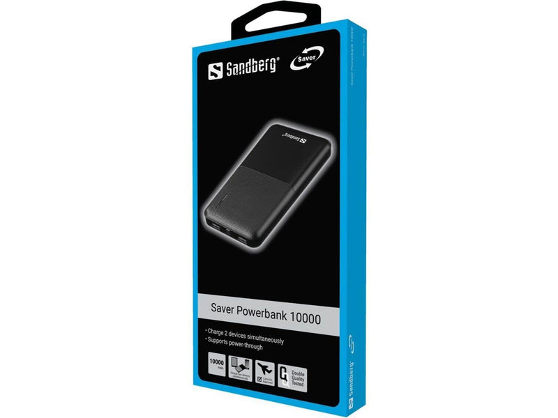 Sandberg Saver Powerbank 10000 mAh Powerbank (Akku) - 10000 mAh