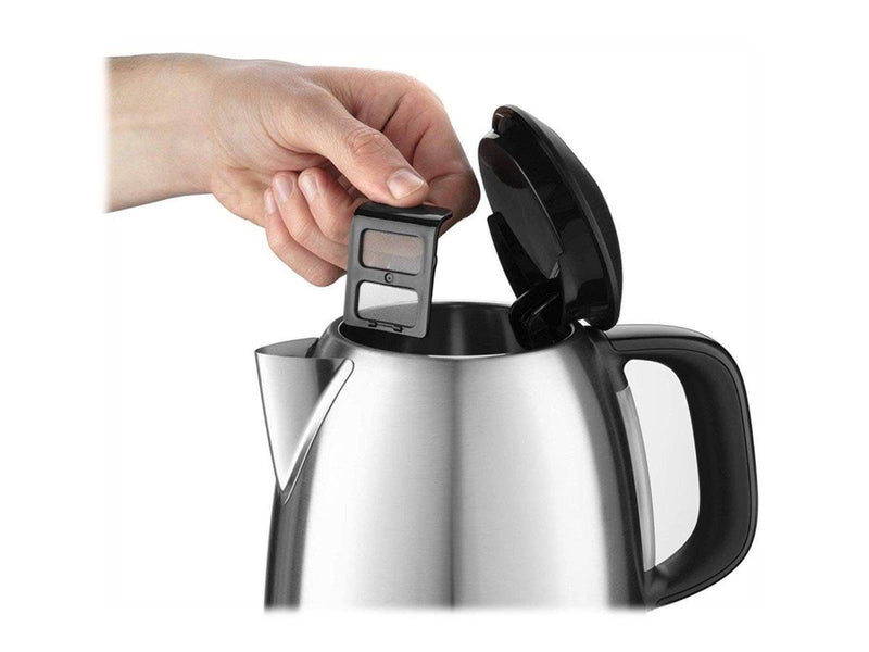 Russell Hobbs Wasserkocher Adventure 24991-70 - Matt Schwarz/ gebürstetes Rostfreies Stahl - 2400 W