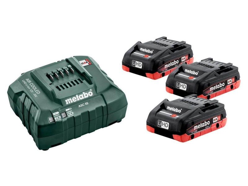 Metabo Basis sæt 4.0 Ah LiDH