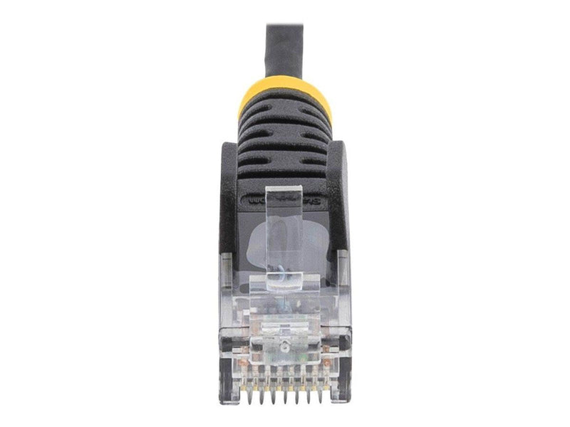 StarTech.com 2m CAT6 Cable - Black Slim CAT6 Patch Cord - Snagless - LSZH - patch cable - 2 m - black - Schwarz - 2 meter