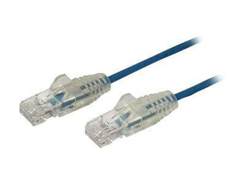 StarTech.com 2m CAT6 Cable - Blue Slim CAT6 Patch Cord - Snagless - LSZH - patch cable - 2 m - blue - Blau - 2 meter