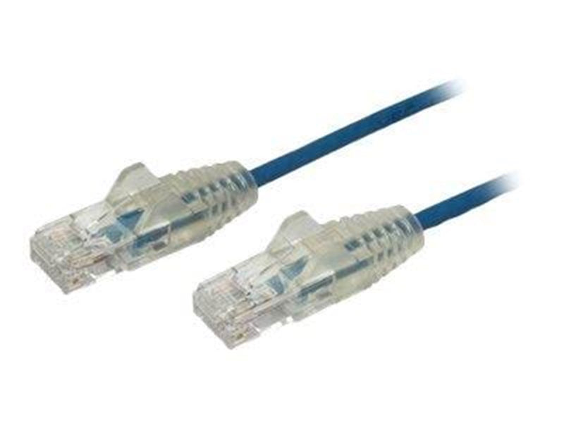 StarTech.com 2m CAT6 Cable - Blue Slim CAT6 Patch Cord - Snagless - LSZH - patch cable - 2 m - blue - Blau - 2 meter