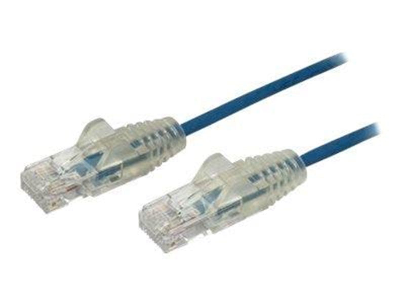 StarTech.com 2m CAT6 Cable - Blue Slim CAT6 Patch Cord - Snagless - LSZH - patch cable - 2 m - blue - Blau - 2 meter