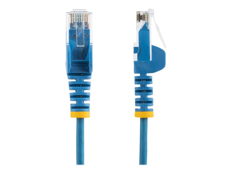 StarTech.com 2m CAT6 Cable - Blue Slim CAT6 Patch Cord - Snagless - LSZH - patch cable - 2 m - blue - Blau - 2 meter