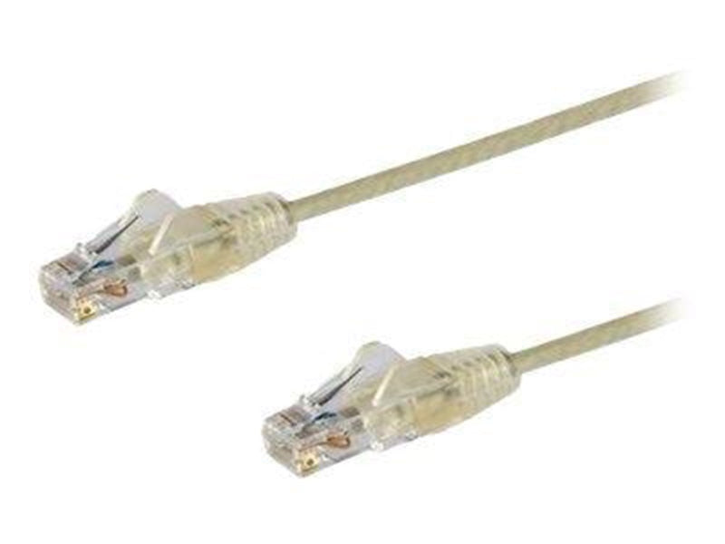 StarTech.com 2m CAT6 Cable - Grey Slim CAT6 Patch Cord - Snagless - LSZH - patch cable - 2 m - grey - Grau - 2 meter