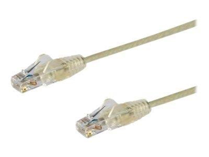 StarTech.com 2m CAT6 Cable - Grey Slim CAT6 Patch Cord - Snagless - LSZH - patch cable - 2 m - grey - Grau - 2 meter