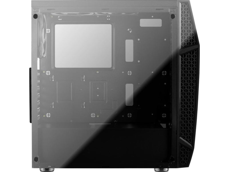 AeroCool Klaw TG RGB - Gehäuse - Miditower - Schwarz