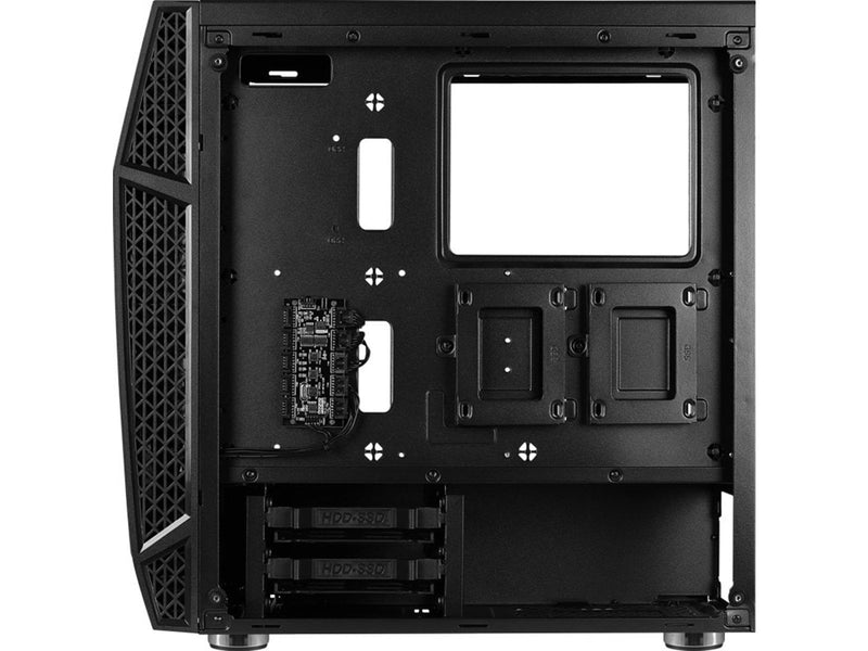 AeroCool Klaw TG RGB - Gehäuse - Miditower - Schwarz