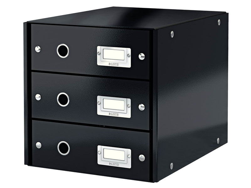 Leitz  Click & Store WOW Schubladenset (3 Schubladen) Schwarz