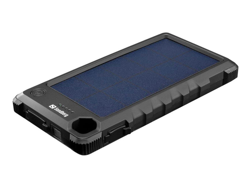 Sandberg Outdoor Solar Powerbank 10000 Powerbank (Akku) - schwarz - 10000 mAh