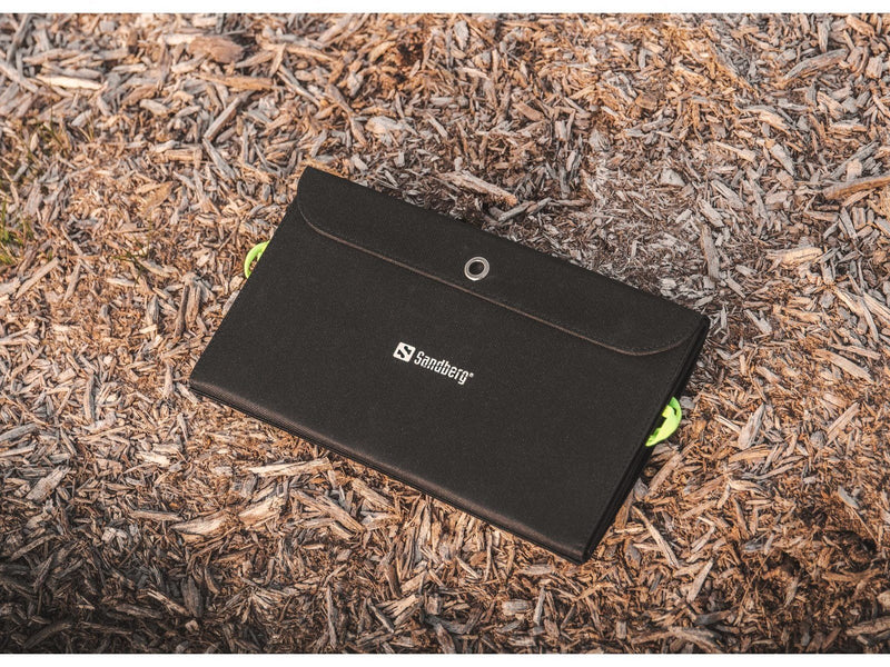 Sandberg Solar Charger 21W 2xUSB+USB-C Powerbank (Akku) - schwarz - 10000 mAh