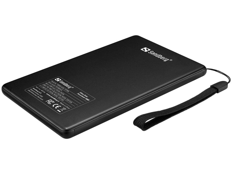 Sandberg Urban Solar Powerbank 10000 Powerbank (Akku) - schwarz - 10000 mAh