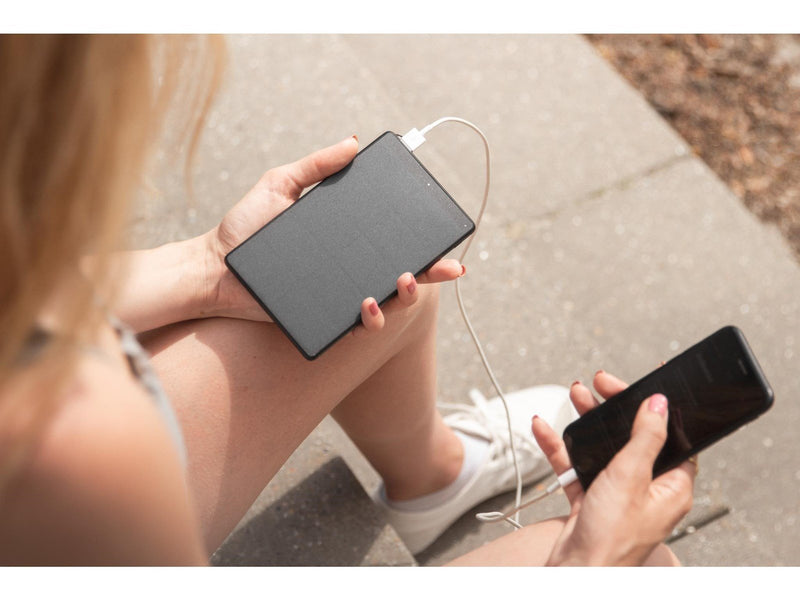 Sandberg Urban Solar Powerbank 10000 Powerbank (Akku) - schwarz - 10000 mAh