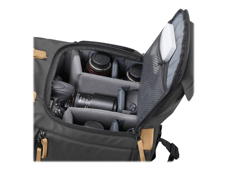 mantona Luis Photo Backpack Black Retro
