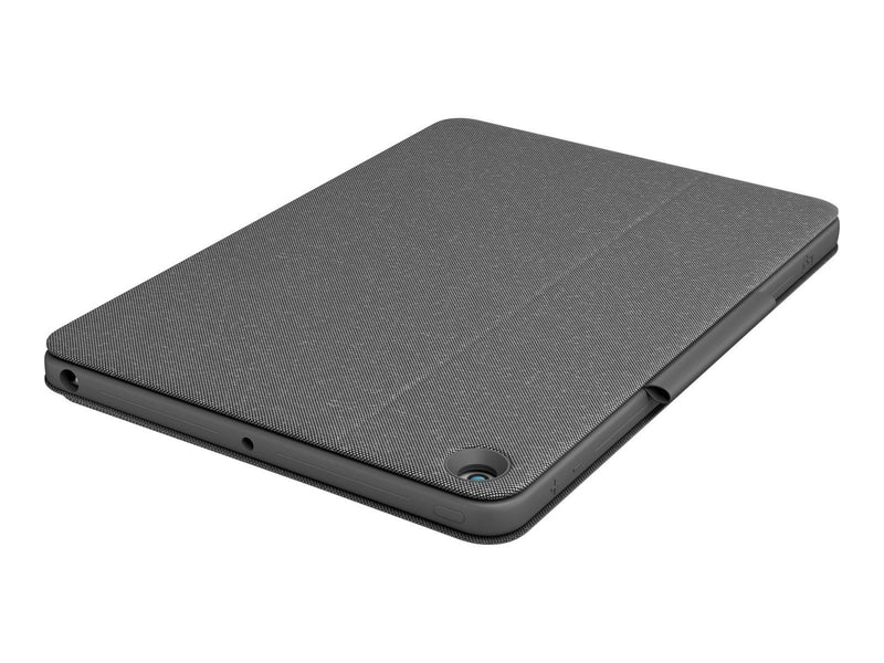 Logitech Combo Touch for iPad 10.2" 7/8/9th Gen - CH - Tastatur & Folio-Set - Schweiz - Grau
