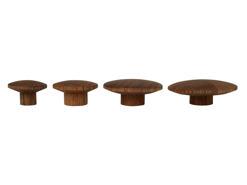 Homeit Wooden knob Ø75 - smoked oak