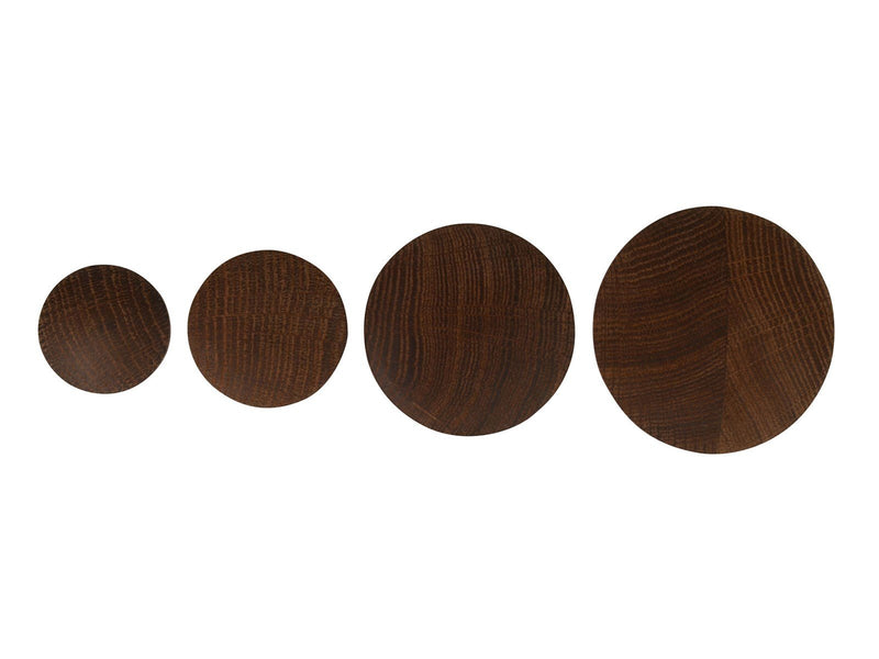 Homeit Wooden knob Ø75 - smoked oak