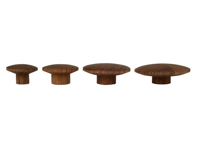 Homeit Wooden knob Ø90 - smoked oak