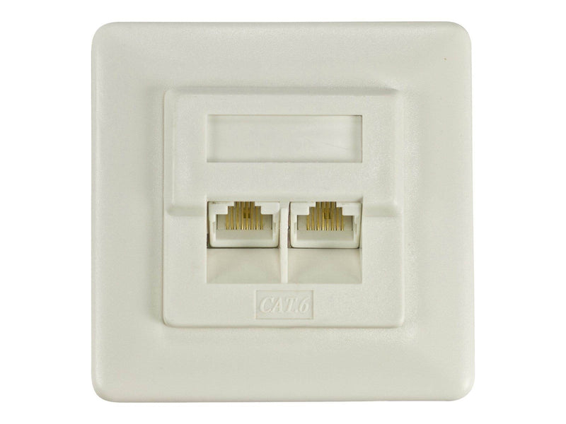Deltaco Unshielded wall RJ45 plug