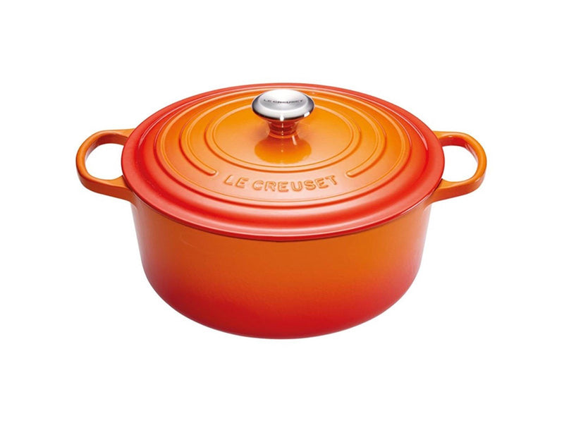 Le Creuset Signature Casserole round 22 cm orange
