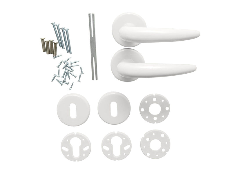 Homeit White plastic door handle