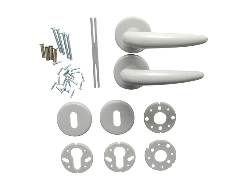 Homeit Grey plastic door handle