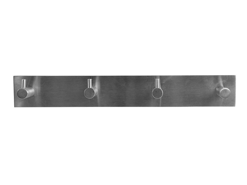 Homeit Coat rack stud with 4 pegs - stainless steel