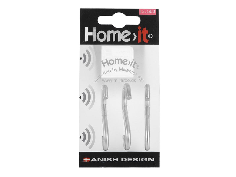 Homeit S-hook qty. 3 - stainless steel