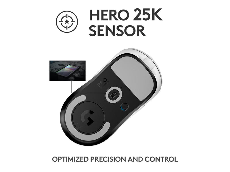 Logitech G PRO X SUPERLIGHT - Gaming Maus (Weiß)