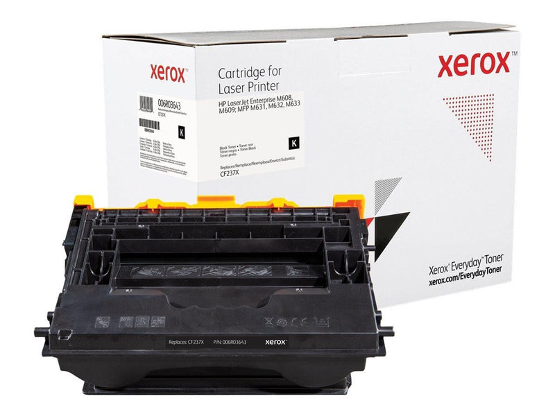 Xerox 006R03643 / Alternative to HP 37X / CF237X / Black Toner - High Yield - Tonerpatrone Schwarz