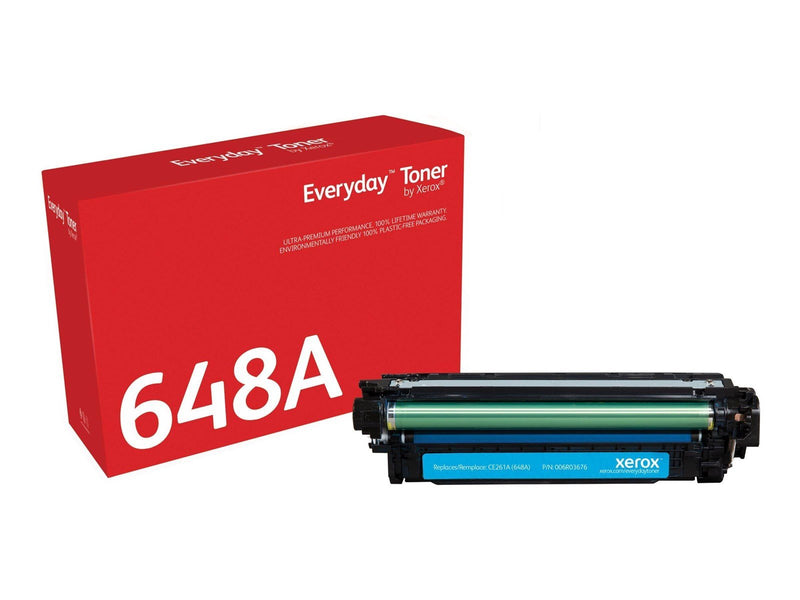 Xerox 006R03676 / Alternative to HP 648A / CE261A Cyan Toner - Tonerpatrone Cyan