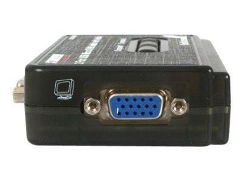 StarTech.com 2 Port USB VGA KVM Switch mit Audio und Kabel - KVM / Audio-Switch - 2 Anschlüsse