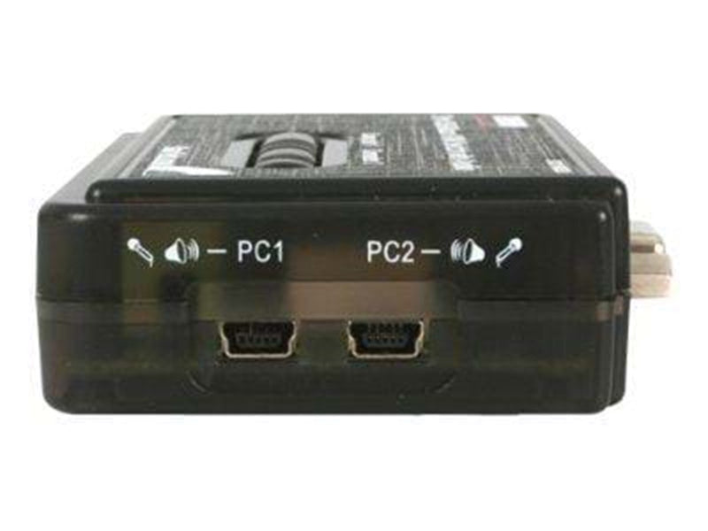 StarTech.com 2 Port USB VGA KVM Switch mit Audio und Kabel - KVM / Audio-Switch - 2 Anschlüsse