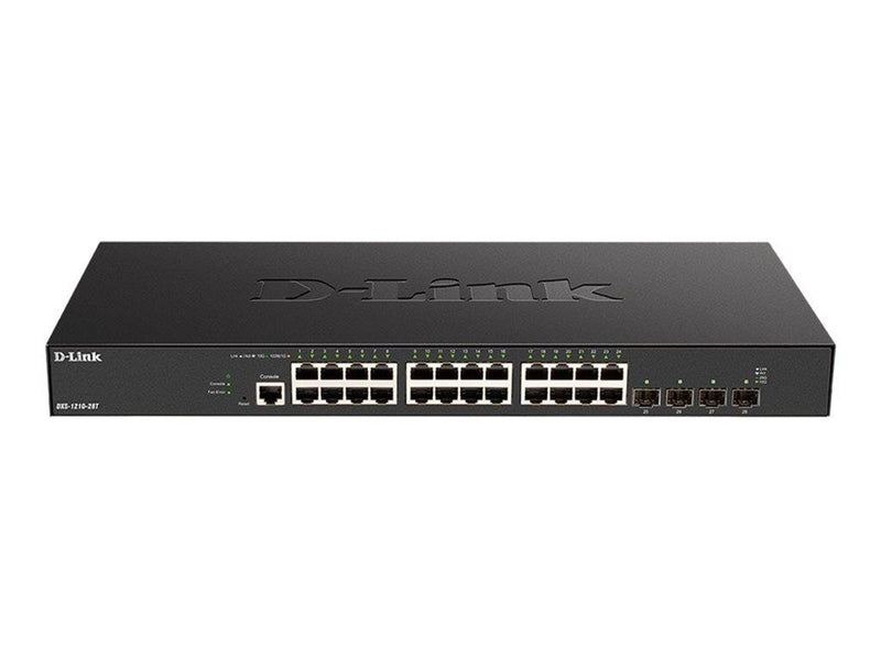 D-Link DXS-1210-28T 24 X 10G Base-T PORTS + 4 X 10G/25G SFP28