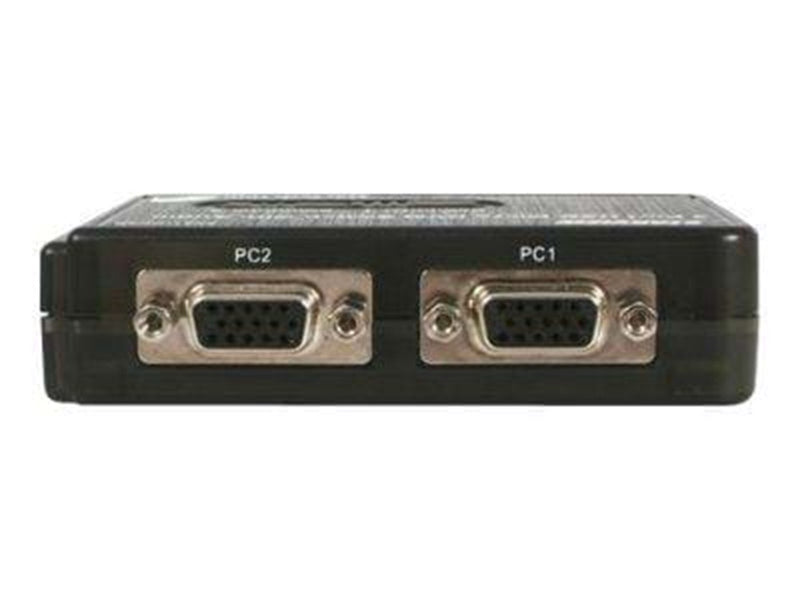 StarTech.com 2 Port USB VGA KVM Switch mit Audio und Kabel - KVM / Audio-Switch - 2 Anschlüsse
