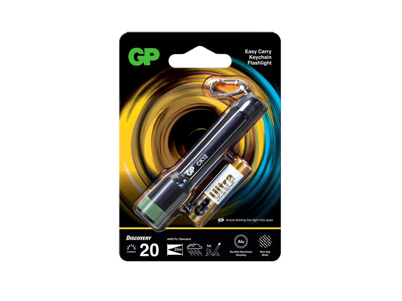 GP Discovery Flashlight, CK12, 20 lumen, black