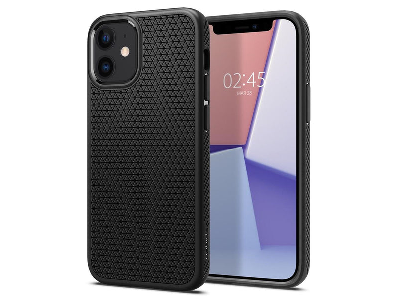 Spigen Liquid Air - black - iPhone 12 mini