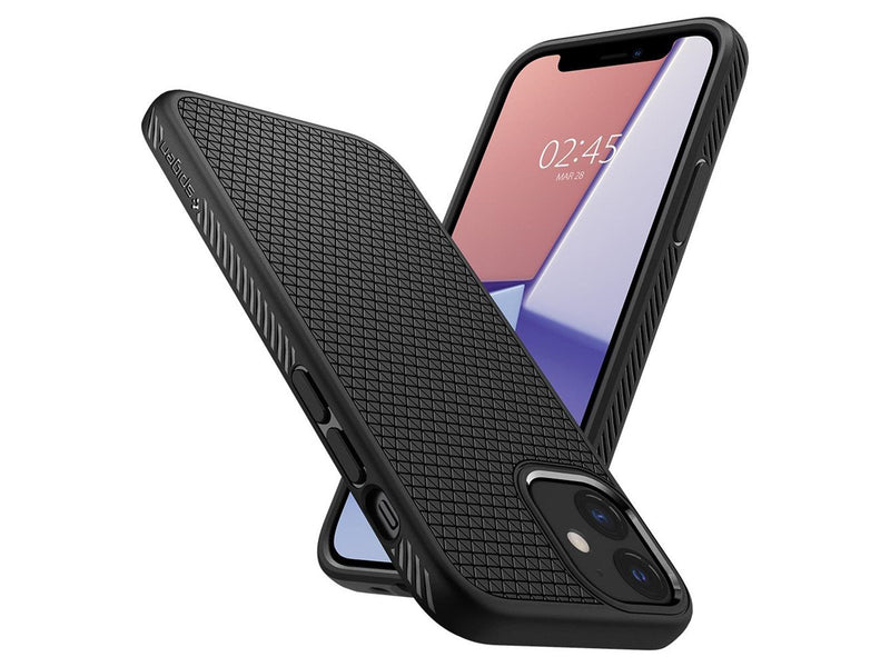 Spigen Liquid Air - black - iPhone 12 mini