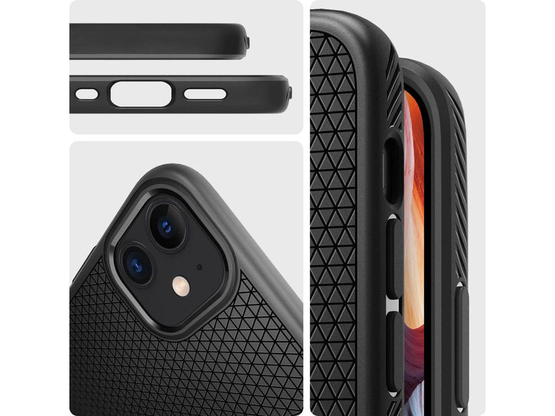 Spigen Liquid Air - black - iPhone 12 mini