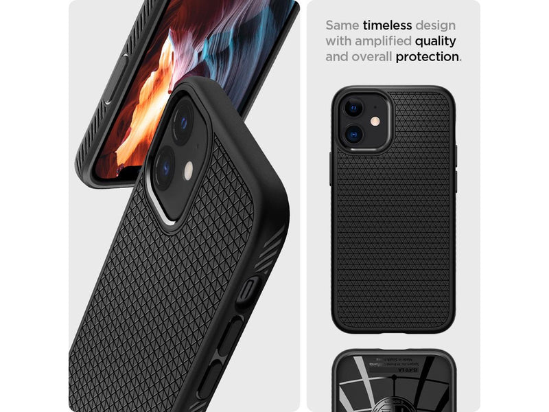 Spigen Liquid Air - black - iPhone 12 mini