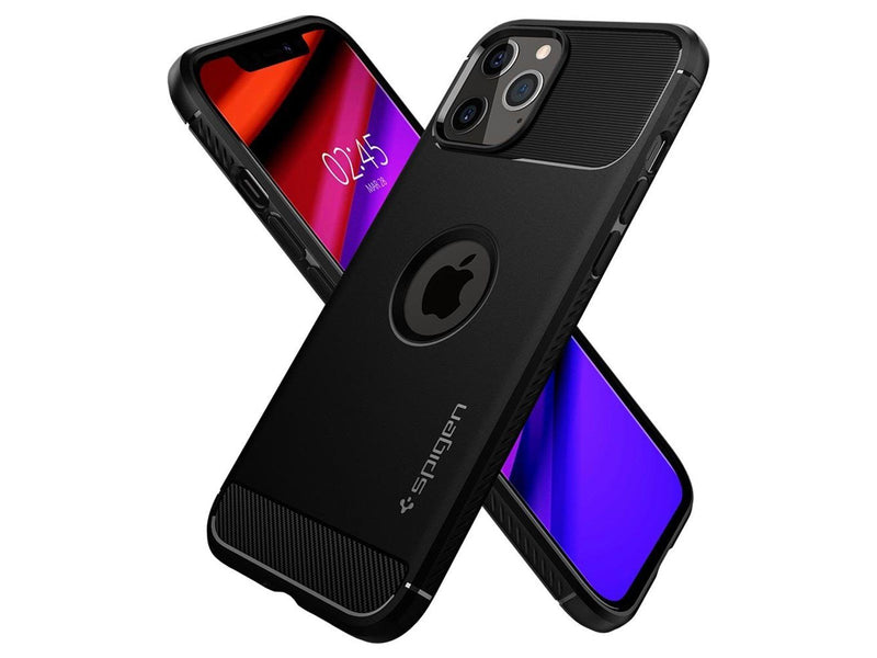Spigen Rugged Armor - black - iPhone 12/Pro