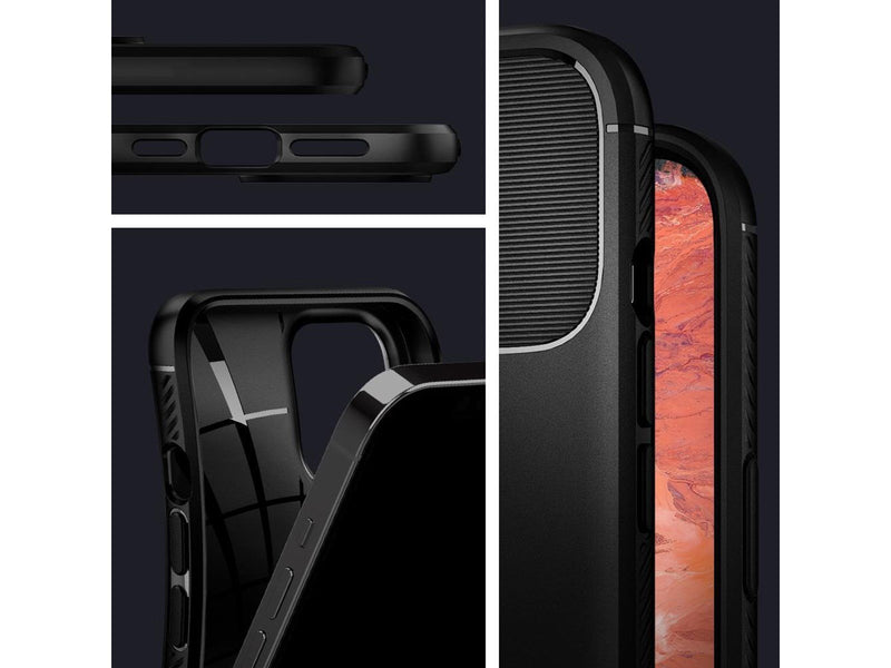 Spigen Rugged Armor - black - iPhone 12/Pro