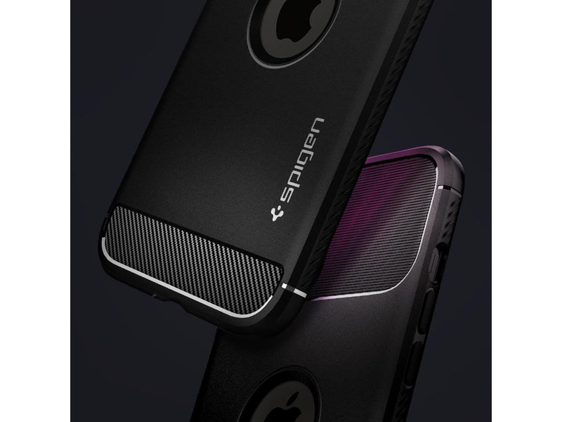 Spigen Rugged Armor - black - iPhone 12/Pro