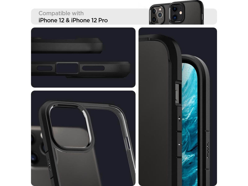 Spigen Ultra Hybrid - black - iPhone 12/Pro