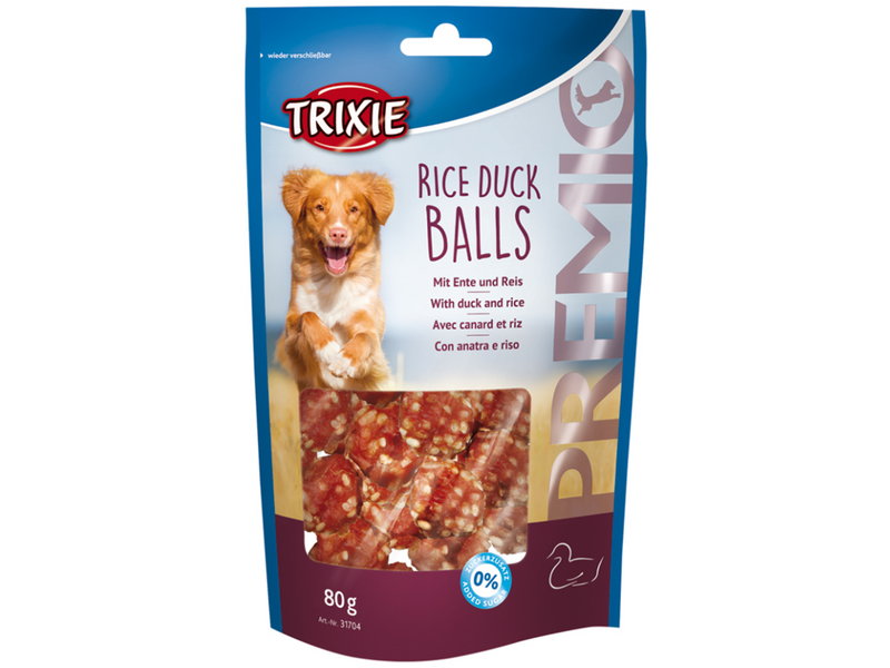 Trixie Rice Duck Balls 80g