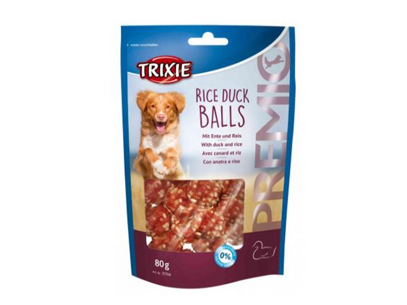 Trixie Rice Duck Balls 80g