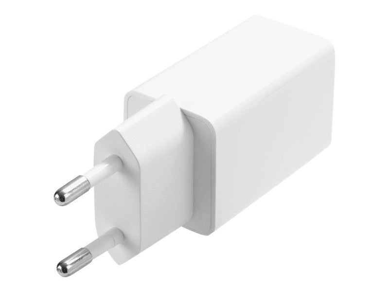 Deltaco USB wall charger 2x USB-A 2.4 A total 1